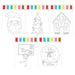 Christmas Water Colouring Painting Set Arts & Crafts FabFinds