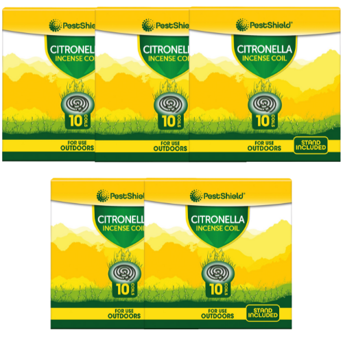 Citronella Incense Coils 10 Pack Assorted Garden Accessories FabFinds 50 Coils
