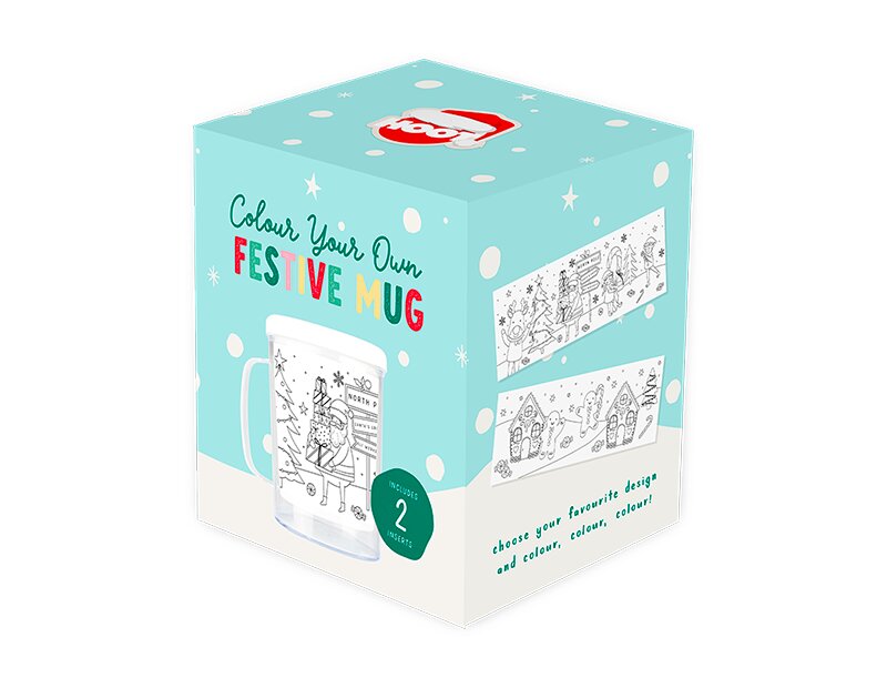 Colour Your Own Christmas Mug