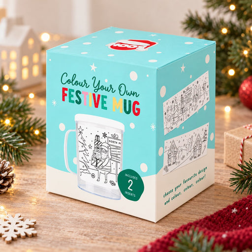 Colour Your Own Christmas Mug Craft Kits FabFinds