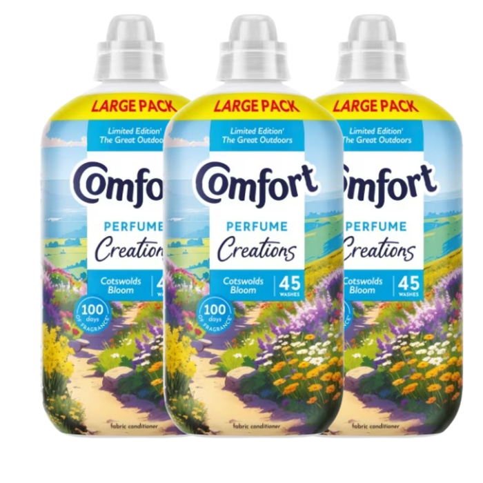 Comfort Creations Cotswolds Bloom Fabric Conditioner 45 Washes Assorted pack