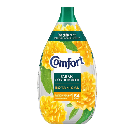 Comfort Botanical Fabric Conditioner Summer Bouquet 960ml (64 Washes) Laundry - Fabric Conditioner Comfort
