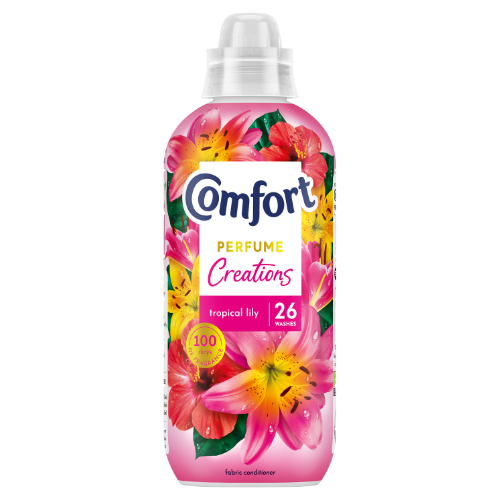 Comfort Creations Tropical Lily Fabric Conditioner 780ml (26 Washes) A ...