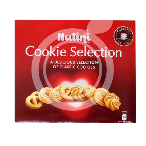 Nutini Cookie Selection 300g Biscuits & Cereal Bars Nutini Pack of 1