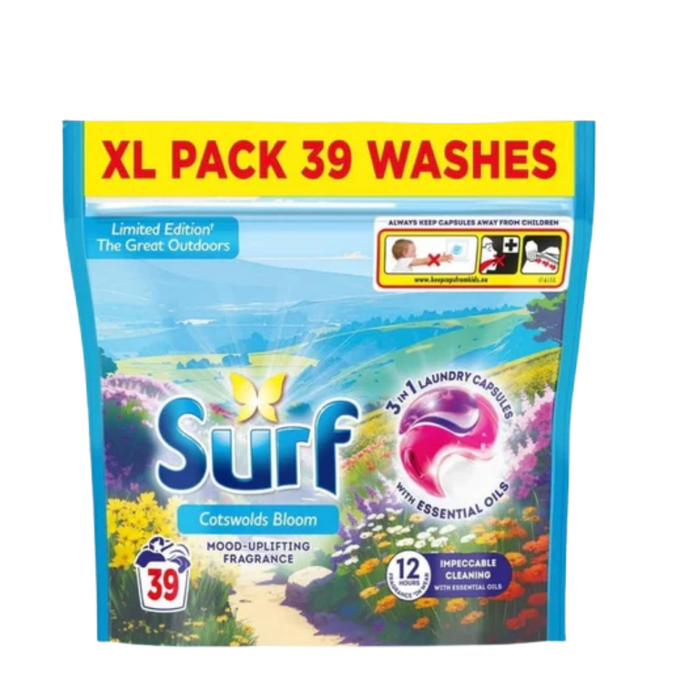 Cotswolds Bloom 5-Piece Home Cleaning & Laundry Bundle
