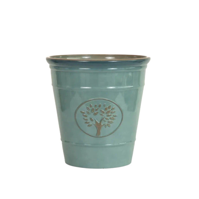 Creekwood Blenheim Light Weight Plant Pot Assorted Plant Pots & Planters Creekwood 15cm Sea Green
