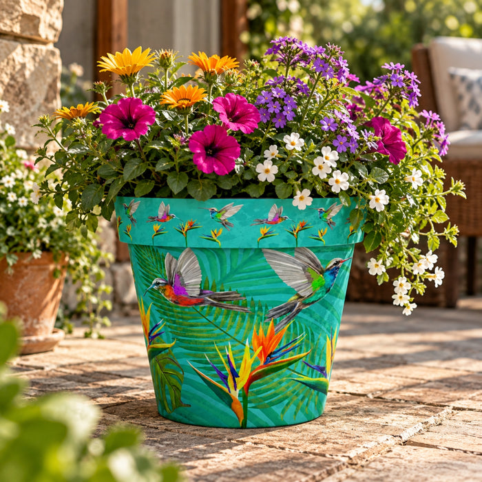 Creekwood Hummingbird Zest Plant Pot Assorted Sizes Plant Pots & Planters Creekwood