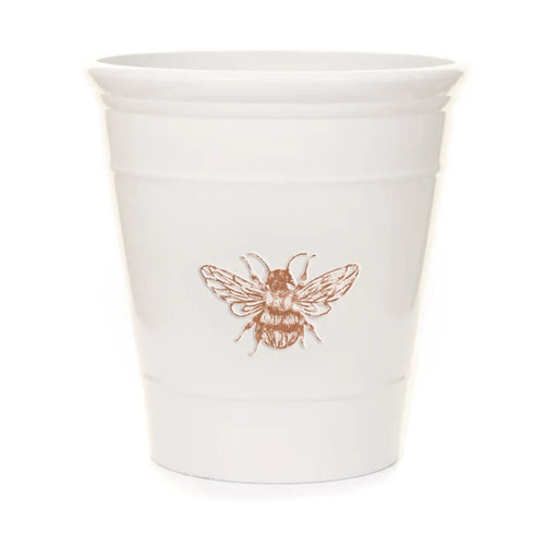 Creekwood 40cm Meadow Bee Plant Pot - Off White Plant Pots & Planters Creekwood