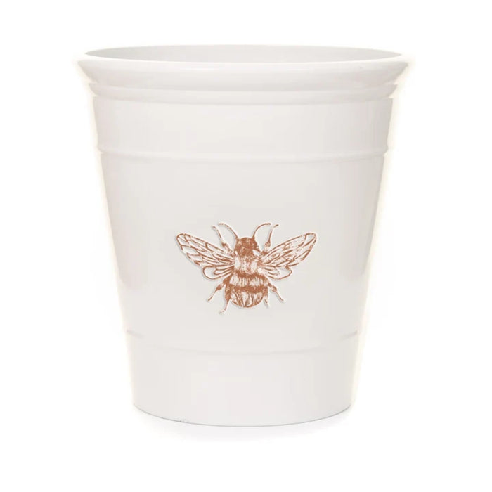 Creekwood 40cm Meadow Bee Plant Pot - Off White Plant Pots & Planters Creekwood