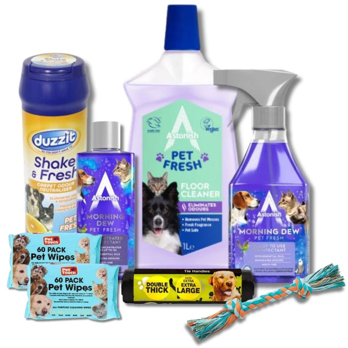 8 Piece Dog Cleaning Bundle All-in-One Pet Hygiene Kit Pet Cleaning Supplies FabFinds