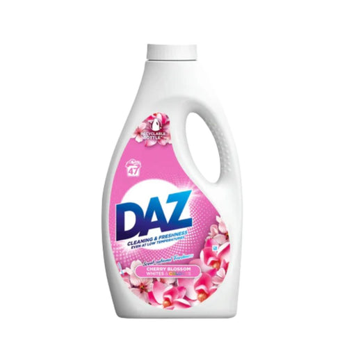 Daz Laundry Liquid Cherry Blossom Assorted Pack Laundry - Detergent Daz 47 Wash Pack of 1