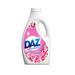 DAZ laundry detergent bottle with floral design on a white background