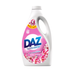 DAZ laundry detergent bottle with pink floral design on a white background