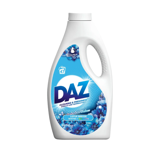 Daz Lotus Breeze Laundry Liquid Assorted Pack Laundry - Detergent Daz 47 Wash Pack of 1