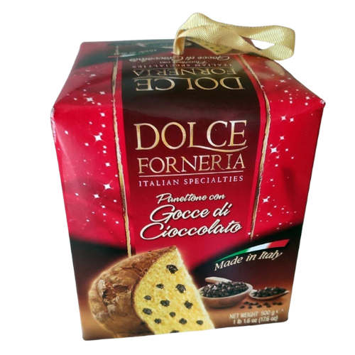 Dolce Forneria Panettone con Gocce di Cioccolato 500g Cakes & Dessert Bars Dolce Forneria