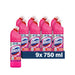 Domestos Pink Power Bleach 750ml Assorted Packs Toilet Cleaners Domestos 9 Bottles