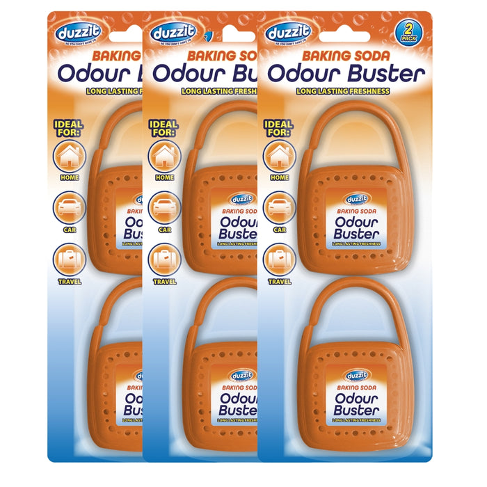 Duzzit Baking Soda Odour Buster 2pk Assorted Packs Odour Eliminator Duzzit