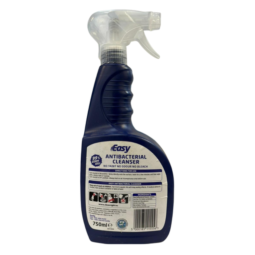 Easy Antibacterial Cleanser Trigger Spray 750ml Anti Bacterial Cleaners Easy