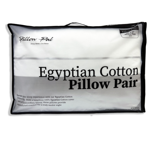 2 Pack Egyptian Cotton Pillowcases Ultra Soft Assorted Colours Pillow FabFinds