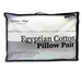 2 Pack Egyptian Cotton Pillowcases Ultra Soft Assorted Colours Pillow FabFinds