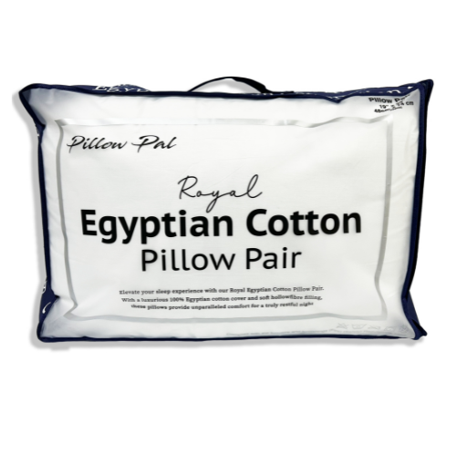 2 Pack Egyptian Cotton Pillowcases Ultra Soft Assorted Colours Pillow FabFinds