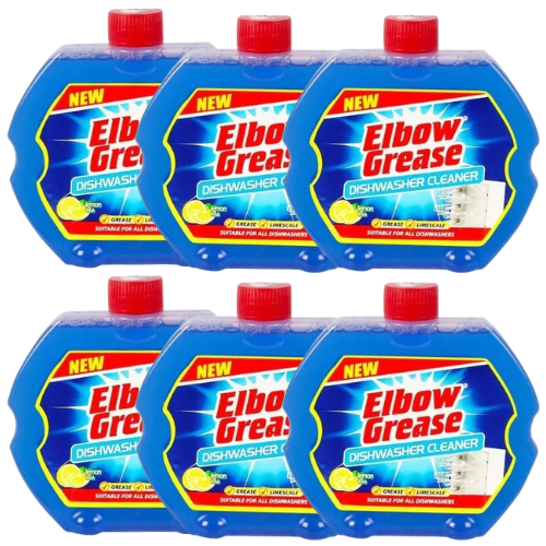 Elbow Grease Dishwasher Cleaner 250ml Assorted Packs Dishwasher Tablets & Rinse Aids Elbow Grease Pack of 6