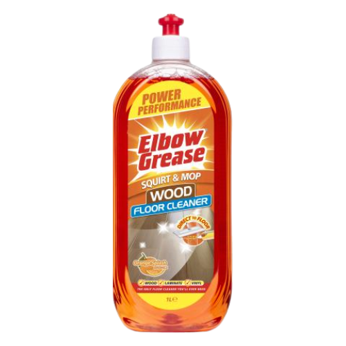 Elbow Grease Squirt & Mop Wood Floor Cleaner Orange Splash 1L Floor Cleaner Elbow Grease