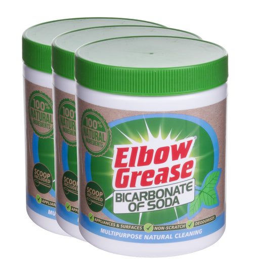 Elbow Grease Bicarbonate of Soda 500g Assorted Packs Household Cleaner Elbow Grease Pack of 3