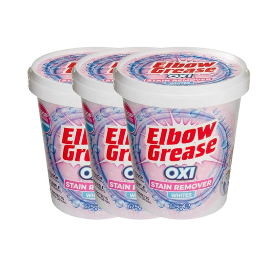 Elbow Grease Oxi Stain Remover Whites 625g Assorted Packs Laundry - Stain Remover Elbow Grease Pack of 3