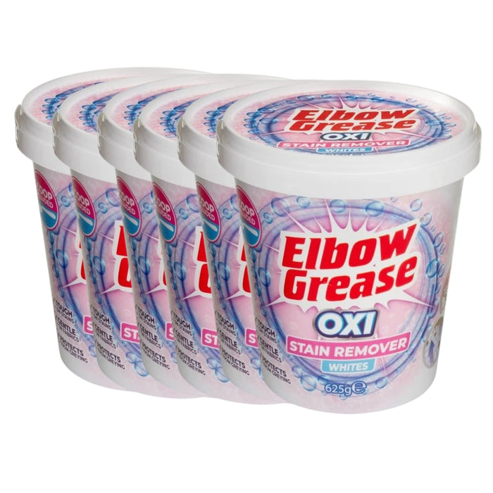 Elbow Grease Oxi Stain Remover Whites 625g Assorted Packs Laundry - Stain Remover Elbow Grease Pack of 6