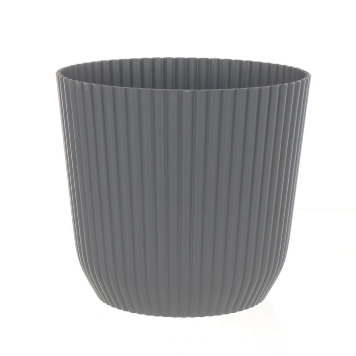 Elho Simply Living Charm Round Ribbed Plant Pot 30cm