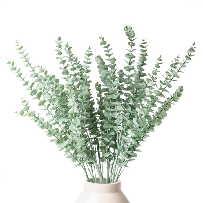 Artificial Eucalyptus Stem 80cm 6 Pack Home Decoration FabFinds