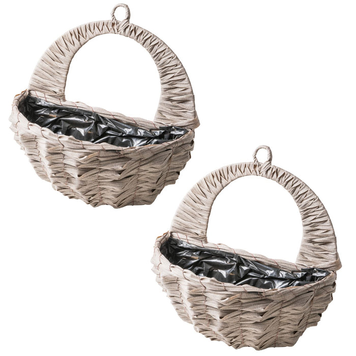 Wavy Hanging Basket 31cm Assorted Packs