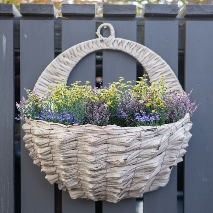 Wavy Hanging Basket 31cm Assorted Packs Plant Pots & Planters FabFinds