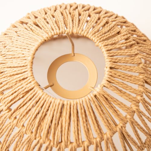 Boho Wicker Pendant Light Shade Home Lighting FabFinds