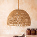 Boho Wicker Pendant Light Shade Home Lighting FabFinds