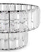 Crystal 2 Tier Clear Ceiling Pendant Shade Home Lighting FabFinds