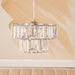 Crystal 2 Tier Clear Ceiling Pendant Shade Home Lighting FabFinds
