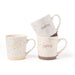 Natural Speckled Ceramic Coffee Mugs 400ml Assorted Design Mugs FabFinds