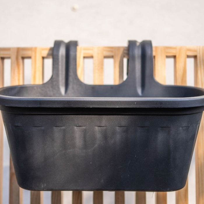 Garden Essentials Over Fence Plastic Basket 38cm Assorted Colours Plant Pots & Planters Garden Essentials