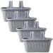 Garden Essentials Over Fence Plastic Basket 38cm Assorted Colours Plant Pots & Planters Garden Essentials Grey Pack of 4
