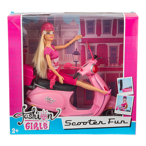 Fashion Girls Scooter Fun Doll Dolls & Accessories FabFinds   