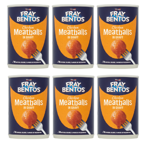 Fray Bentos Chicken Meatballs in Gravy 380g Assorted Packs Food Items Fray Bentos Pack of 6