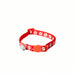 Paw Print Cat Collar With Bell Assorted Colours Cat Accessories The Pet Hut