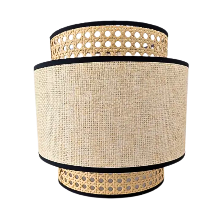 FabFinds Lampshade Raffia Grass Lighting FabFinds