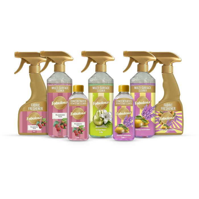 Fabulosa Spring Home Cleaning 7 Piece Bundle Household Cleaning Products Fabulosa