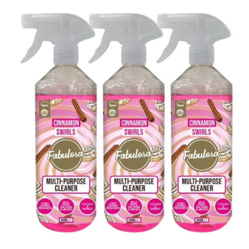 Fabulosa Cinnamon Swirls Multipurpose Cleaner Spray 500ml Fabulosa Multi-Purpose Cleaner Fabulosa Pack of 3