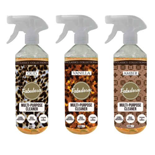 Fabulosa Multipurpose Cleaner Pack Vanilla, Amber Oud 500ml