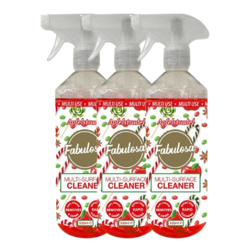 Fabulosa Spiced Apple Strudel Multipurpose Disinfectant Spray 500ml Assorted Packs Fabulosa Anti-Bac Disinfectant FabFinds Pack of 3