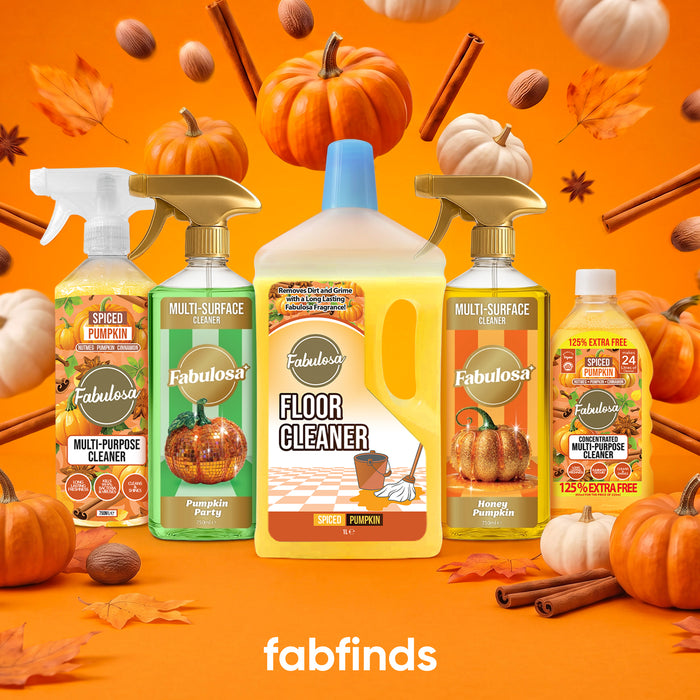 Fabulosa Spiced Pumpkin Autumn Cleaning 5 Piece Bundle Multi-surface Cleaners Fabulosa